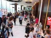 Crowd at the exhibition area